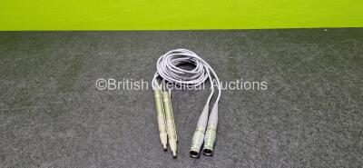 2 x Amo Phaco Handpieces (1 x Dented Tip - See Photo) *SN SOV79831 / SOV79846*