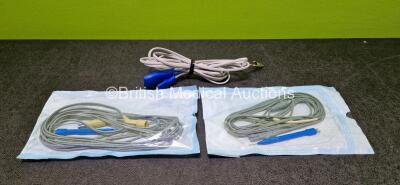 3 x Various Diathermy Cables *SN NA*