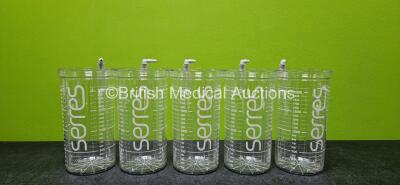 5 x Serres 2000ml Suction Canisters *SN NA*