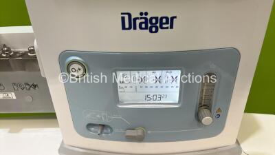 Drager Perseus A500 Anaesthesia Machine Ref MK06000-23 Software Version 2.03 Build 22147 *Mfd 2014* with Hoses and Accessories (Powers Up) *S/N ASFC-0081* - 3