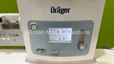 Drager Perseus A500 Anaesthesia Machine Ref MK06000-23 Software Version 2.03 Build 22147 *Mfd 2014* with Hoses and Accessories (Powers Up) *S/N ASFD-0001* - 3