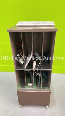 Mobile X-Ray Cassette Cabinet with 1 x Fujifilm Cassette