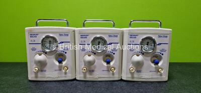 3 x Fisher & Paykel Neopuff Infant T-Piece Resuscitators (All Damaged Casings - See Photo)