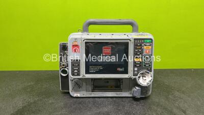 Medtronic Physio-Control Lifepak 15 12-Lead Monitor / Defibrillator *Mfd - 2010* Ref - 99577-000025, P/N - V15-2-000030, Software Version - 3306808-007 with Pacer, Auxiliary Power, CO2, SPO2, NIBP, ECG and Printer Options (Powers Up to Software Screen the