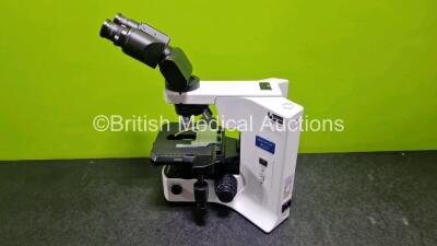 Olympus Model BX41TF Benchtop Microscope (Power Up) with 2 x 10x/22 Eyepieces and 2 x Optics Including 1 x PLANC N 100x/1.25 and 1 x PLANC N 10x/0.25 *SN 6K01423* - 7