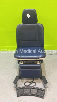 Midmark 75 L Examination Power Chair with Footswitch (Powers Up) *FB001021* *STAF*