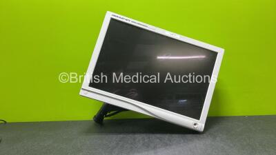 Stryker 26" Vision Elect HDTV Surgical Viewing Monitor *Mfd - 2012* on Mounting Arm (Untested Due to Cut Cables - See Photo) *VEH262B0060*