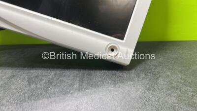 Stryker 26" Vision Elect HDTV Surgical Viewing Monitor *Mfd - 2012* on Mounting Arm (Untested Due to Cut Cables - See Photo) *VEH262B0060* - 2