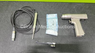 Job Lot Including 1 x Stryker Core 5400-120 Saber Drill with 5400-121 Attachment and 1 x Stryker System 6 6203 Rotary Handpiece *0714400753* - 2