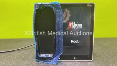 Masimo RDS-7 Root Monitor / Docking Station with User Manual in Box (Powers Up, in Excellent Cosmetic Condition, Appears Unused - Screen Protector / Cover in Still in Place) - 2