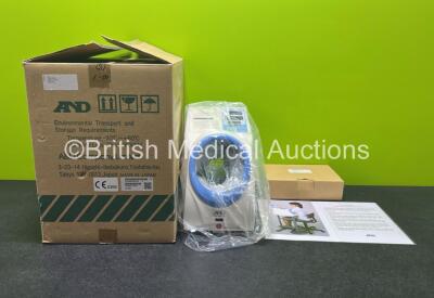 AND TM-2655P Automatic Blood Pressure Monitor (Appears Unused in Box)