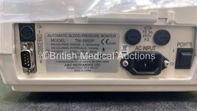 AND TM-2655P Automatic Blood Pressure Monitor (Appears Unused in Box) *Stock Photo Used* - 4