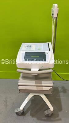 Mortara ELI 280 ECG Machine on Stand with 10 Lead ECG Leads (Powers Up) ***CD039***