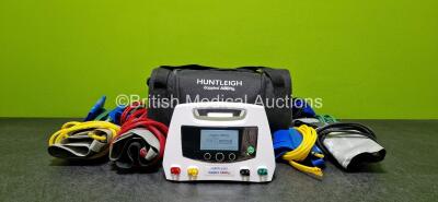 Huntleigh Dopplex ABIlity Automatic Ankle Brachial Index System Ref DA100PB (Powers Up) with 8 x Cuffs in Carry Bag *SN 771AX20417716*