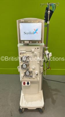 Nipro Corporation Surdial X Dialysis Machine Version 1.485 with Hoses *Mfd 2015* (Powers Up) *GH*