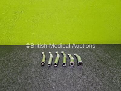 6 x Various Dental Attachments Including 2 x Kavo 645DC, 1 x NSK Mach 2, 1 x Topair 796, 1 x W&H 999A3 and 1 x W&H WE-56A