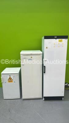 1 x Tefcold Fridge (Cut Power Supply), 1 x LabCold Sparkfree Lab Freezer and 1 x Lec Medical Fridge (Both Power Up) *A/N NA* 19/10