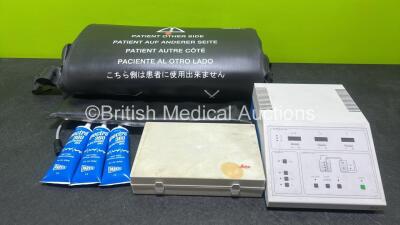 Mixed Lot Including 1 x Patient Mat, 3 x Spectra 360 Electrode Gels, 1 x Leica AG Reichert Division Unit with Accessories in Casing