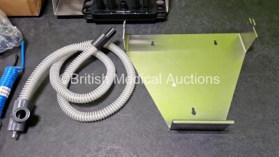 Vet Tech Wall Mount Veterinary Anaesthesia Machine with 1 x Fortec Isoflurane Vaporizer in Box *Unused*, 3 x Polyurethane Tubes, 1 x Hose and 2 x Attachments *Stock Photo Used* - 4