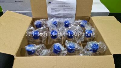 48 x Triforest Labware 500ml Polycarbonate Erlenmeyer Flasks with New DuoCAP in Boxes *All Unused* - 7