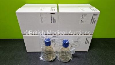 24 x Star Lab 1000ml Polycarbonate Erlenmeyer Flasks with New DuoCAP in Boxes *Expiry Date 2026* (All Unused) - 2