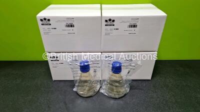 24 x Triforest Labware 1000ml Polycarbonate Erlenmeyer Flasks with New DuoCAP in Boxes *All Unused* - 2