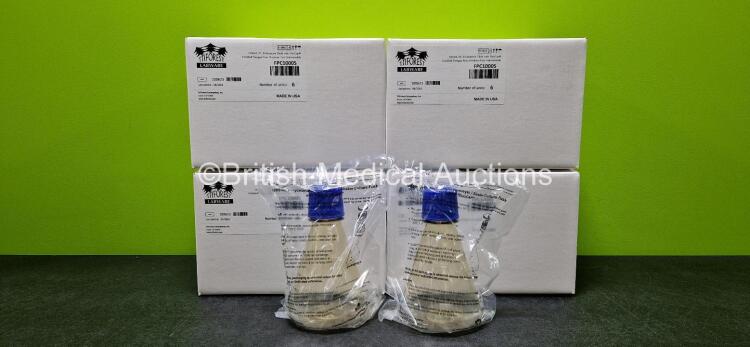 24 x Triforest Labware 1000ml Polycarbonate Erlenmeyer Flasks with New DuoCAP in Boxes *All Unused* *Stock Photo Used*