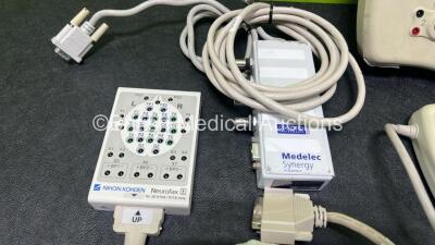 Mixed Lot Including 1 x Medelec Synergy System, 1 x Medelec Synergy Controller, 1 x Nihon Kohden Neurofax for JE-910A / 911A, 1 x Medelec Synergy I/O Interface - 4