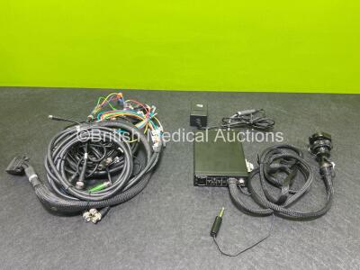 Job Lot Including 1 x Panasonic Camera Control Unit with Power Supply, 1 x Panasonic GP-AD22TA Camera and Accessories