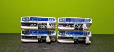 4 x BD Alaris Guardrails Plus GH Syringe Pumps *All Mfd 2020* (All Power Up) *SN 272046296 / 272052458 / 272052468 / 272048087*