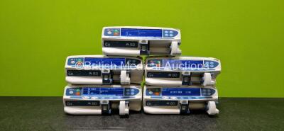 5 x BD Alaris Guardrails Plus GH Syringe Pumps *All Mfd 2020* (All Power Up) *SN 272048091 / 272054102 / 272054099 / 272048078 / 272048090*