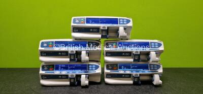 5 x BD Alaris Guardrails Plus GH Syringe Pumps *All Mfd 2020* (All Power Up) *SN 272052465 / 272048085 / 272054110 / 272054119 / 272040555*