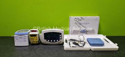 Mixed Lot Including 1 x Fisher & Paykel MR850AEK Respiratory Humidifier Unit (Powers Up), 1 x Mckinley Bodyguard 545 Epidural Infusion Pump with 1 x Pump Charger, 1 x Welch Allyn Ref 53NT0 Patient Monitor with Power Supply and 1 x idrostar + Unit in Case