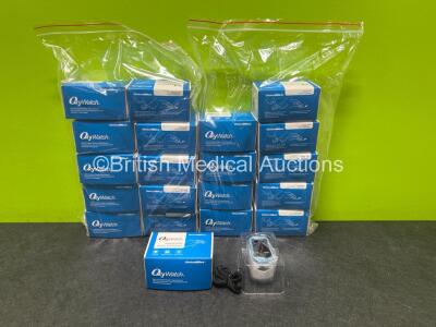 20 x Choicemmed Oxywatch Fingertip Pulse Oximeters (All Unused In Packaging)