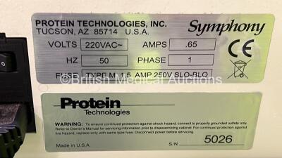 Protein Technologies Symphony Peptide Synthesizer (Powers Up) *na* - 5