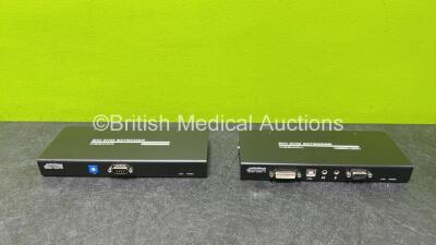 Job Lot Including 1 x DVI KVM Extender Model CE600L, 1 x DVI KVM Extender Model CE600R