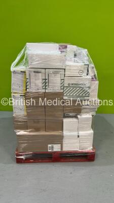 Pallet of Mixed Consumables Including Ethicon Vascular Liner Stapler Reloads, Nutricare Long Term Polyurethane Nasogastric Feeding Tubes and Enteral Syringes (Out of Date) (H) ***RAK***