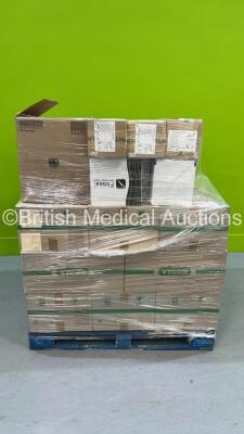 Pallet of Mixed Consumables Including ProSet Cyto-Set Typ Space, Baxter Flo Seal Hemostatic Matrix and Covidien Respiflo O2 Humidifier Adaptor (Majority Out of Date) (H) ***RAK***