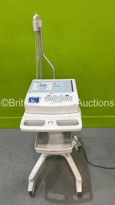 Mortara ELI 250c ECG Machine on Stand with 10 Lead ECG Leads (Powers Up) ***IR040***