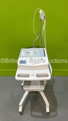 Mortara ELI 250c ECG Machine on Stand with 10 Lead ECG Leads (Powers Up) ***IR038***