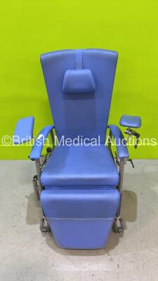 Greiner Mobile Patient Chair with Side Rests