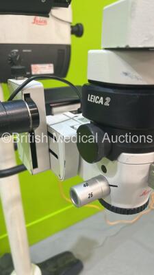 Leica M400-E Dual Operated Surgical Microscope with 2 x Binoculars, 4 x 12,5x Eyepieces and f=400mm Lens on Leica Stand (Powers Up with Good Bulb) - 7