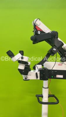 Leica M400-E Dual Operated Surgical Microscope with 2 x Binoculars, 4 x 12,5x Eyepieces and f=400mm Lens on Leica Stand (Powers Up with Good Bulb) - 8