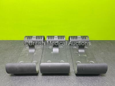 3 x Physio Control Wall Bracket