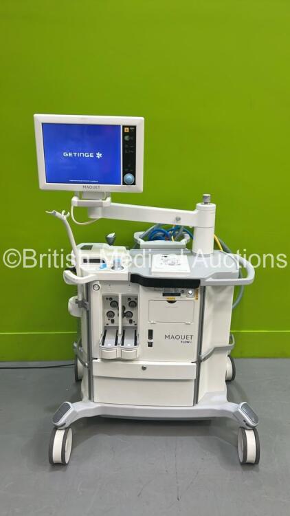 Maquet Flow-i Anaesthesia Machine System Version 4.9 Software Version 04.09.00 with Hoses (Powers Up) *S/N 2273*