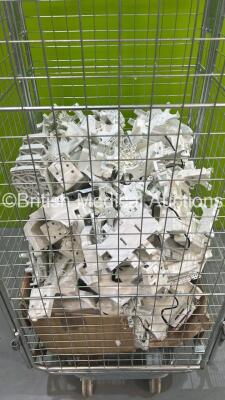 Cage of Defibrillator Brackets and Parts (Cage Not Included - Some Damaged) - 2