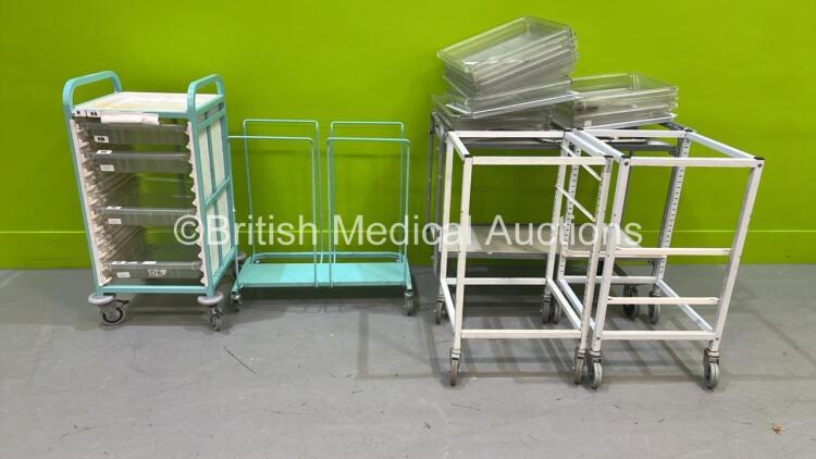 5 x Trolleys with Selection of Draws