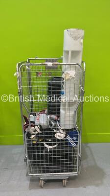 Mixed Cage of Gym Equipment Including Boxing Gloves, Steps and Surge Water Weight (Cage Not Included) *WAR* - 2