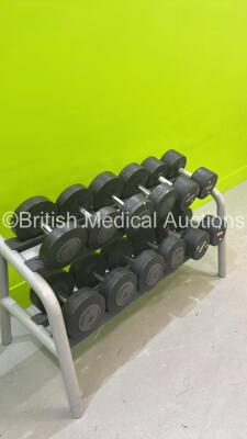 Dumbbell Rack Including 30kg, 38kg, 40kg, 42kg, 46kg and 50kgs *ENF* - 6