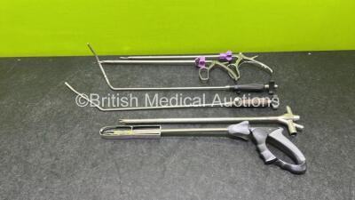 Job Lot Including 1 x Karl Storz 10318 B Universal Bronchoscope, 1 x Aesculap Challenger Ti-P Clip Applier, 2 x Snowden Pencer 89-6109 Retractors and 2 x Hem-o-Lok L Endo10 Clip Appliers